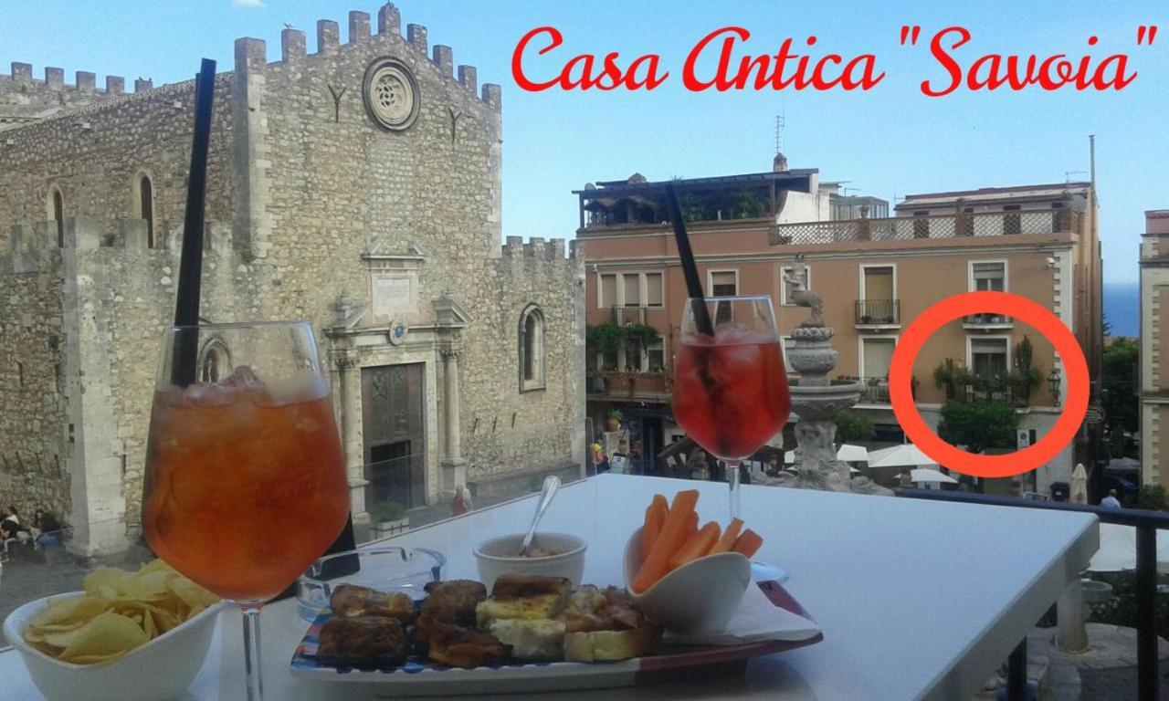 Casa Antica Savoia Apartment ตาออร์มินา ภายนอก รูปภาพ